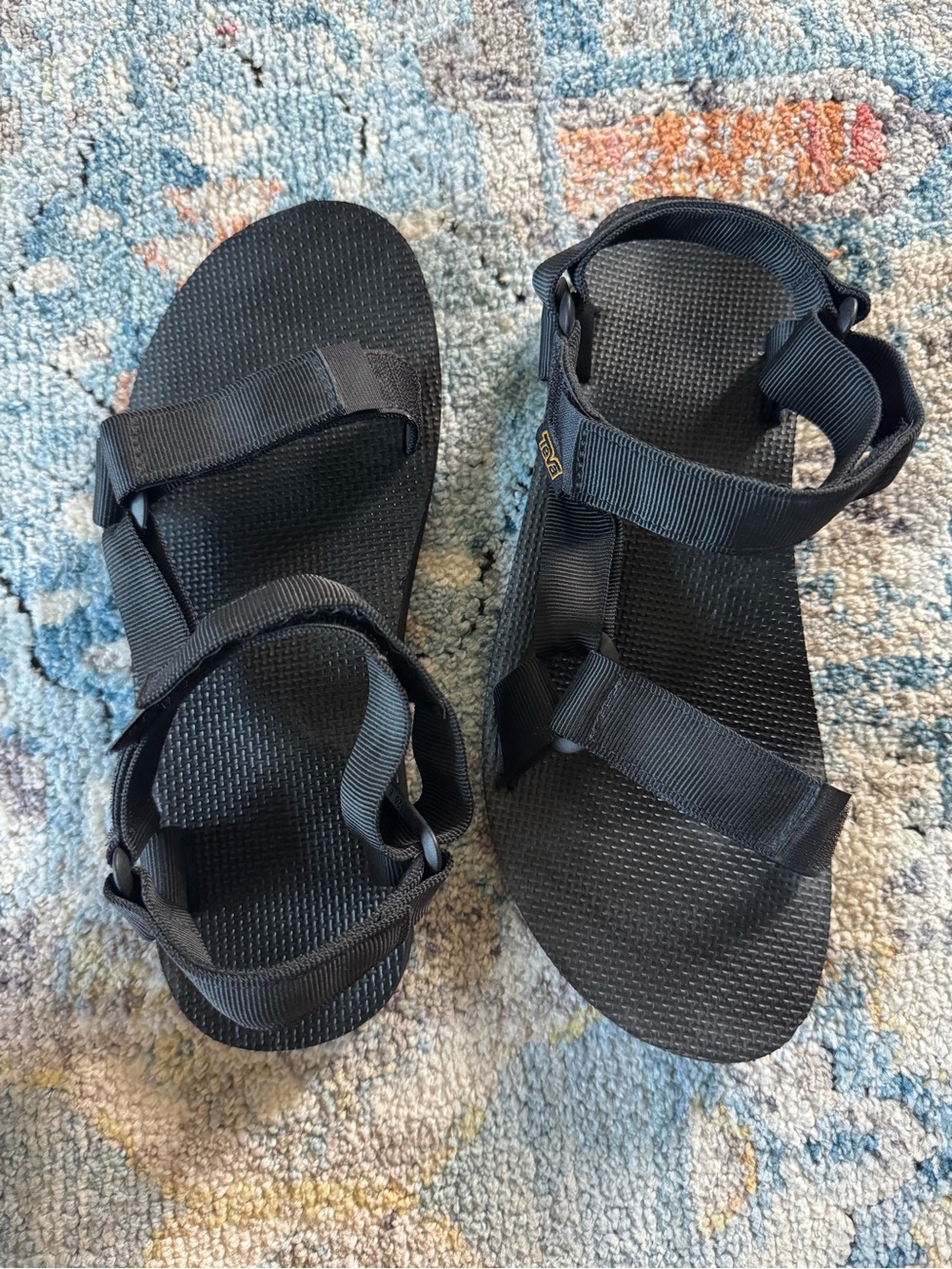 Teva Black Kids Adjustable Strap Sandals